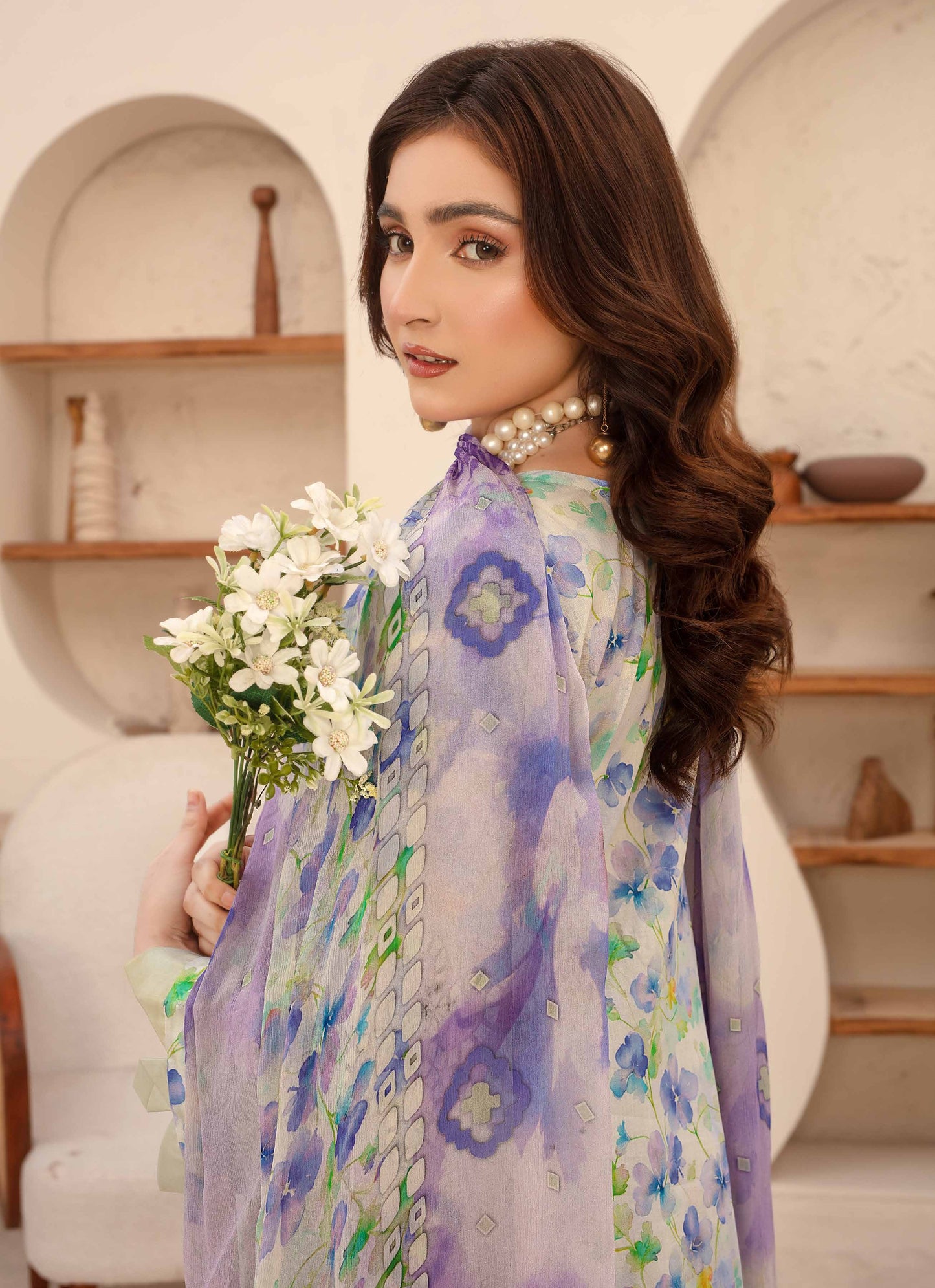 Amelle Dress 10 – Unstitched 3-Piece Set