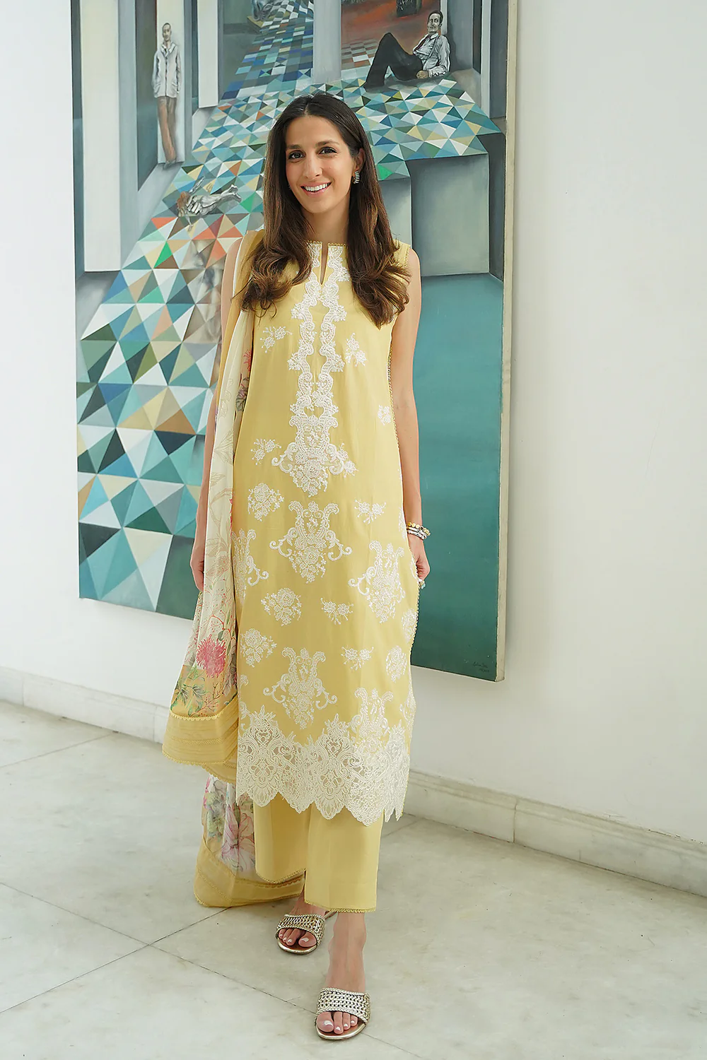 Citrus Bloom – Unstitched 3PC Set