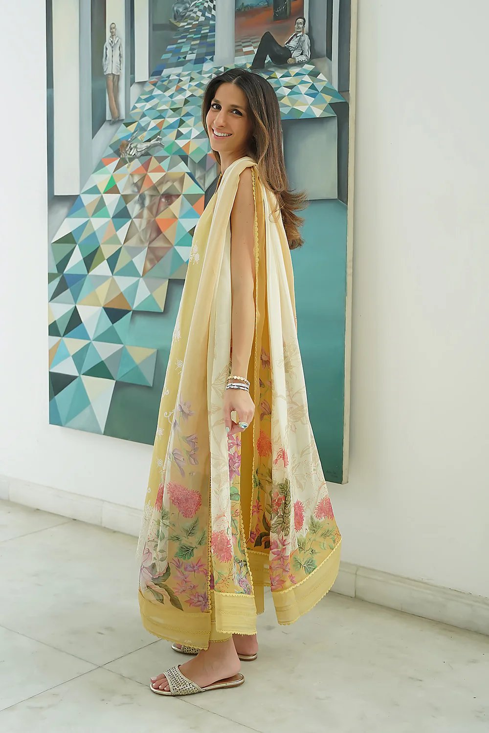 Citrus Bloom – Unstitched 3PC Set
