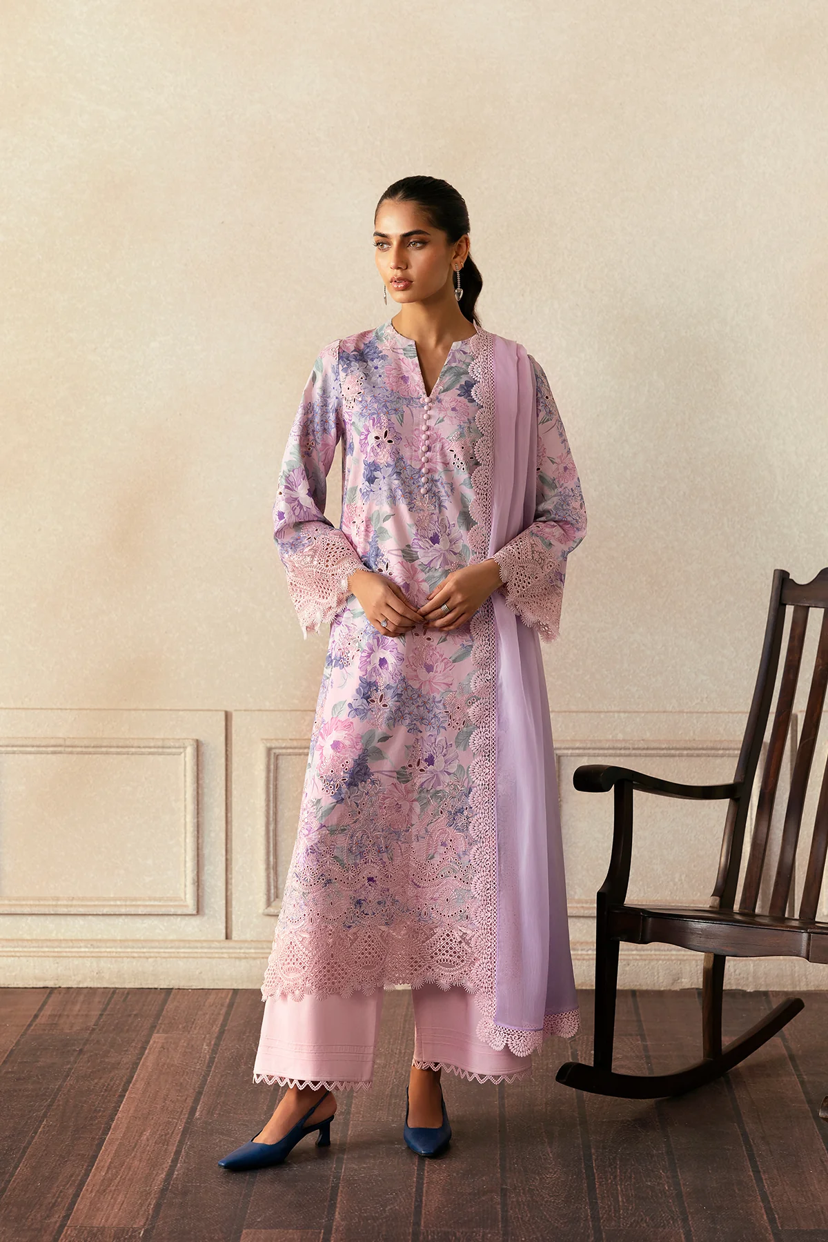 Cloud Kissed - Unstitched 3-Piece Set