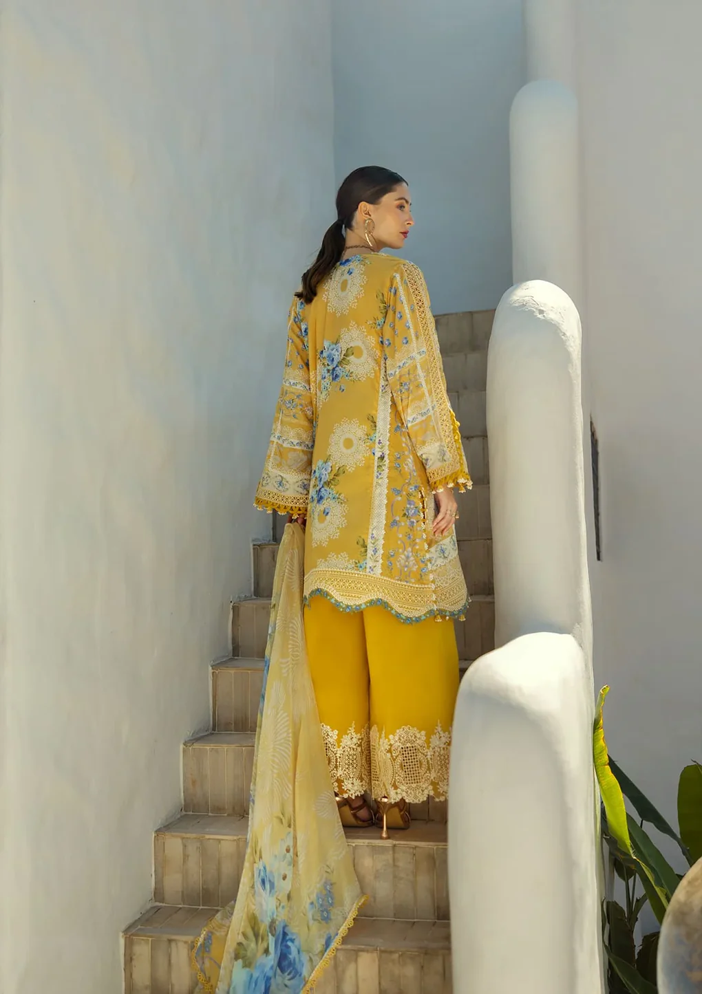 SUNGLOW - ETS-03B - Unstitched 3-Piece Suit