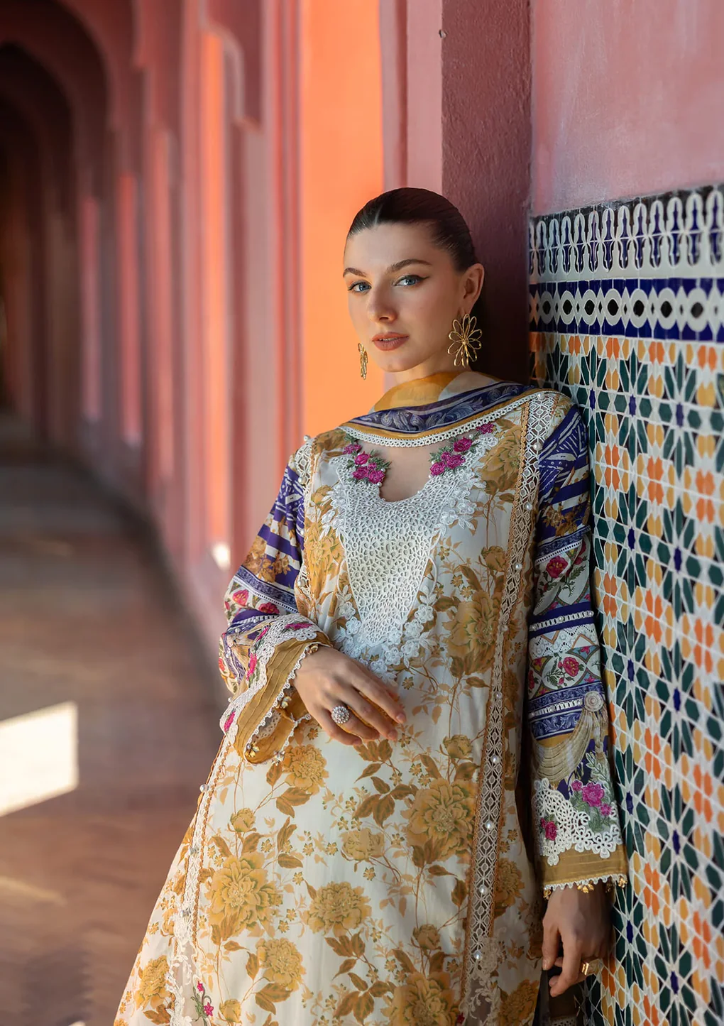 ESTELLE - ETS-05A - Unstitched 3-Piece Suit