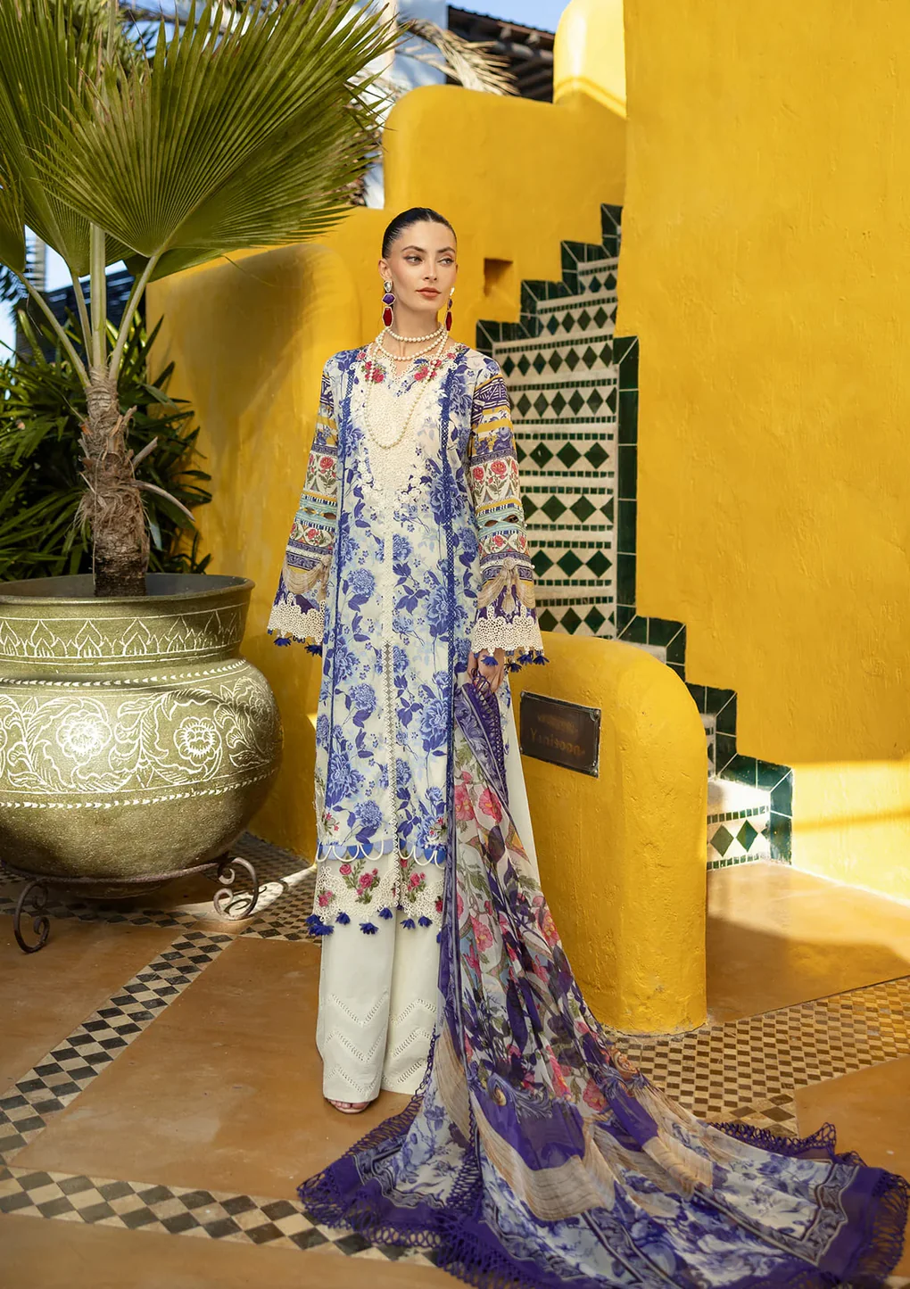 SERENE - ETS-05B - Unstitched 3-Piece Suit