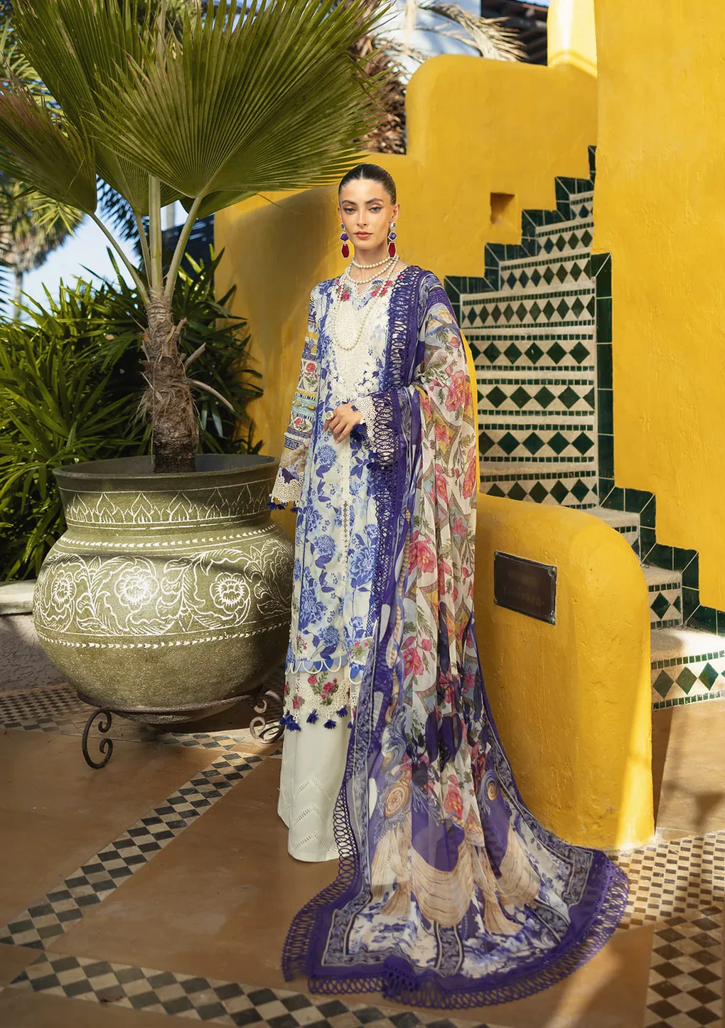 SERENE - ETS-05B - Unstitched 3-Piece Suit