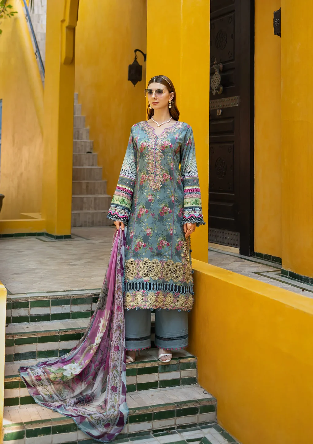 GLORY - ETS-07B - Unstitched 3-Piece Suit