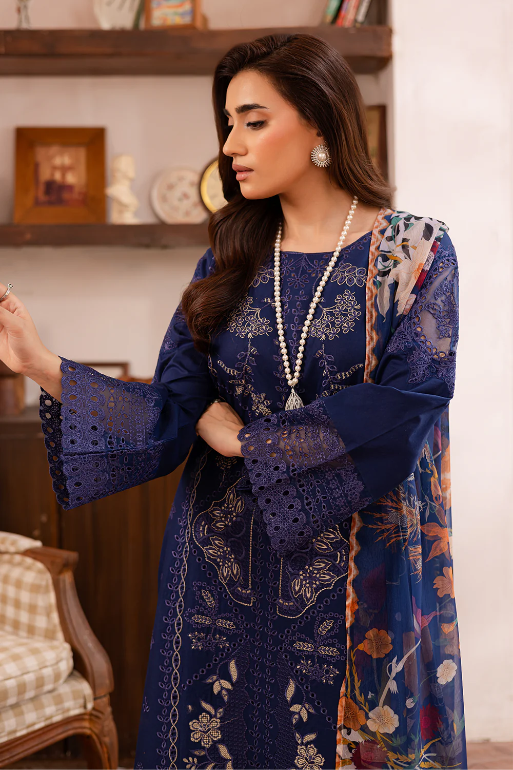 FL-25-01 Blue - Stitched 3-Piece Suit