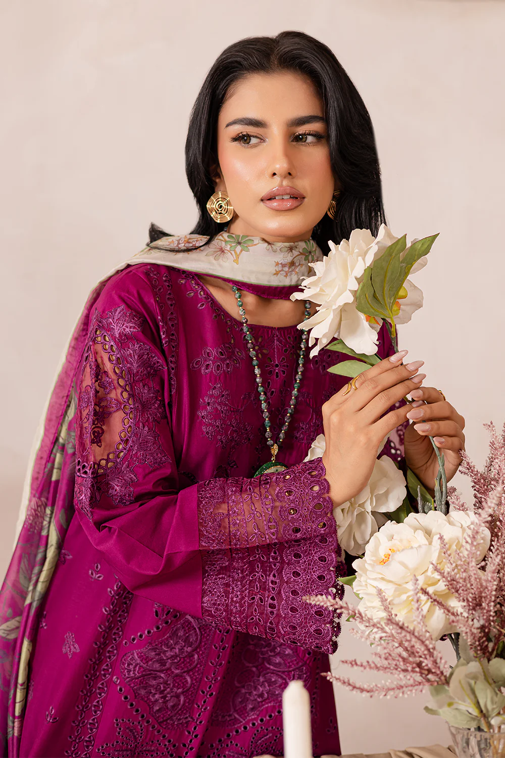 FL-25-02 Magenta - Stitched 3-Piece Suit