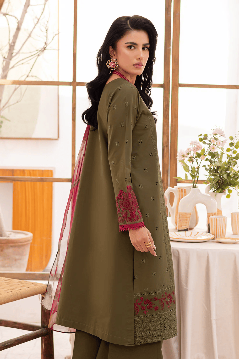 FL-25-03 Green - Stitched 3-Piece Suit