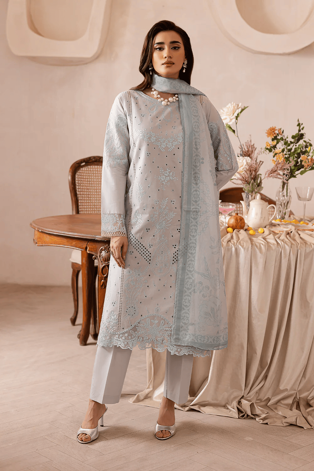 FL-25-04 Grey - Stitched 3-Piece Suit