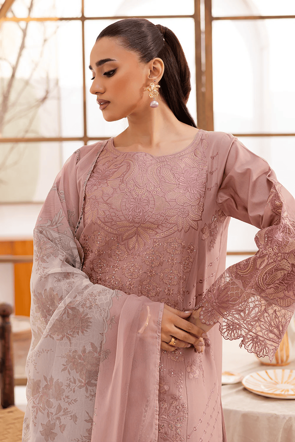 FL-25-05 Powder Pink - Stitched 3-Piece Suit