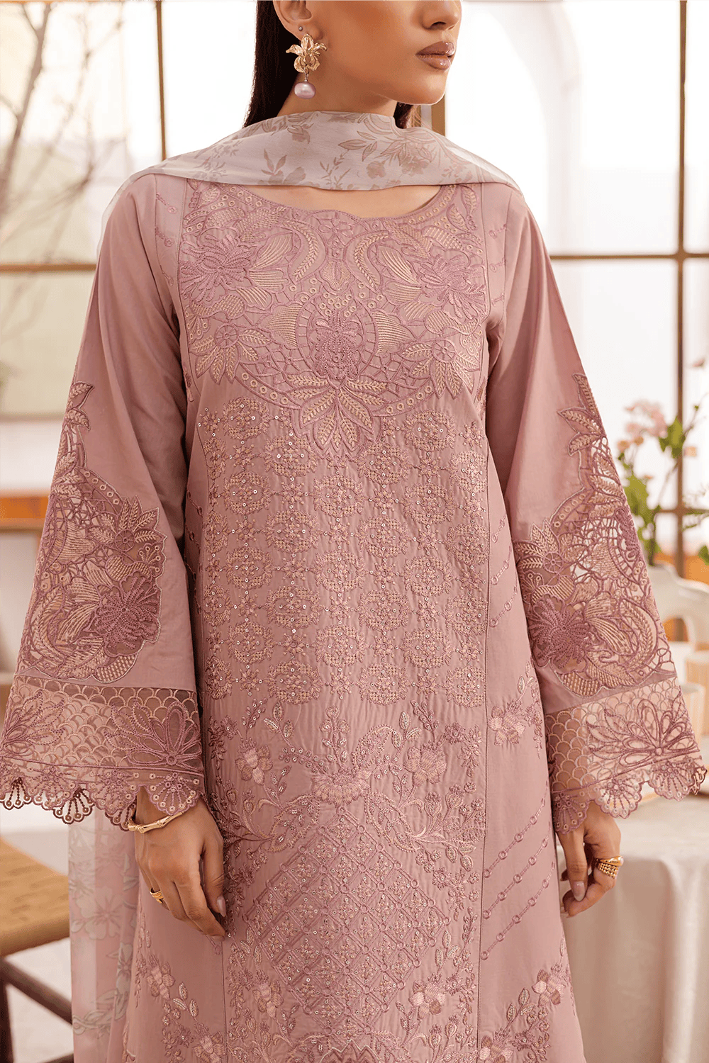 FL-25-05 Powder Pink - Stitched 3-Piece Suit