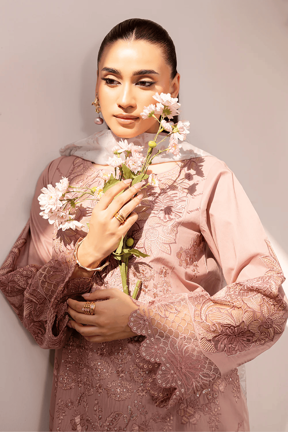 FL-25-05 Powder Pink - Stitched 3-Piece Suit