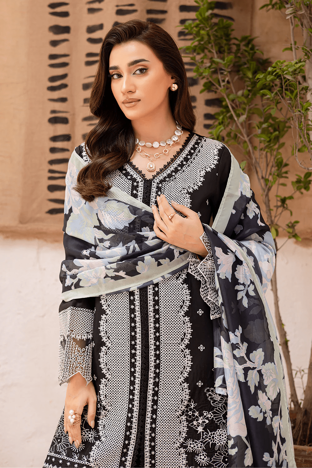 FL-25-07 Black - Stitched 3-Piece Suit