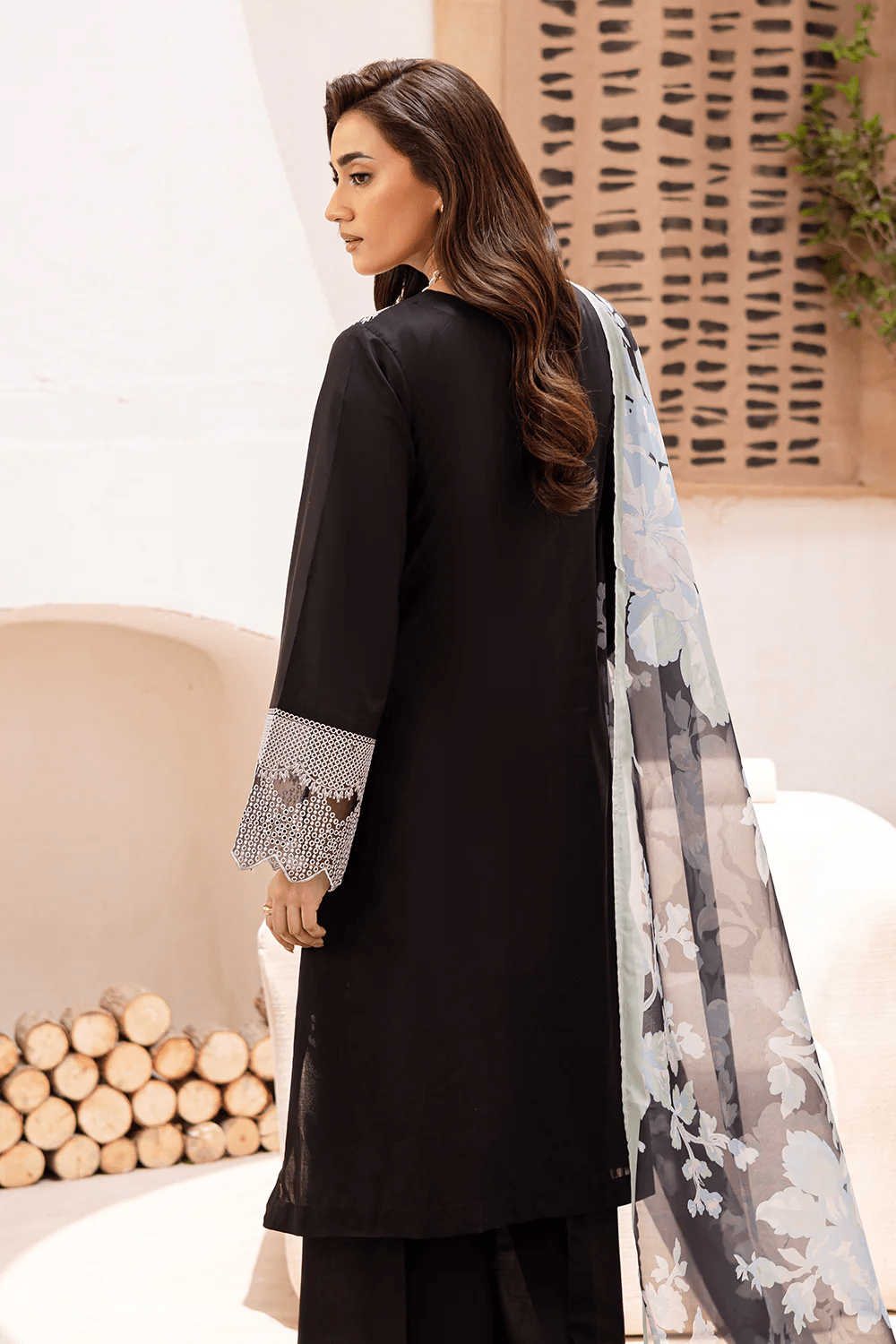 FL-25-07 Black - Stitched 3-Piece Suit