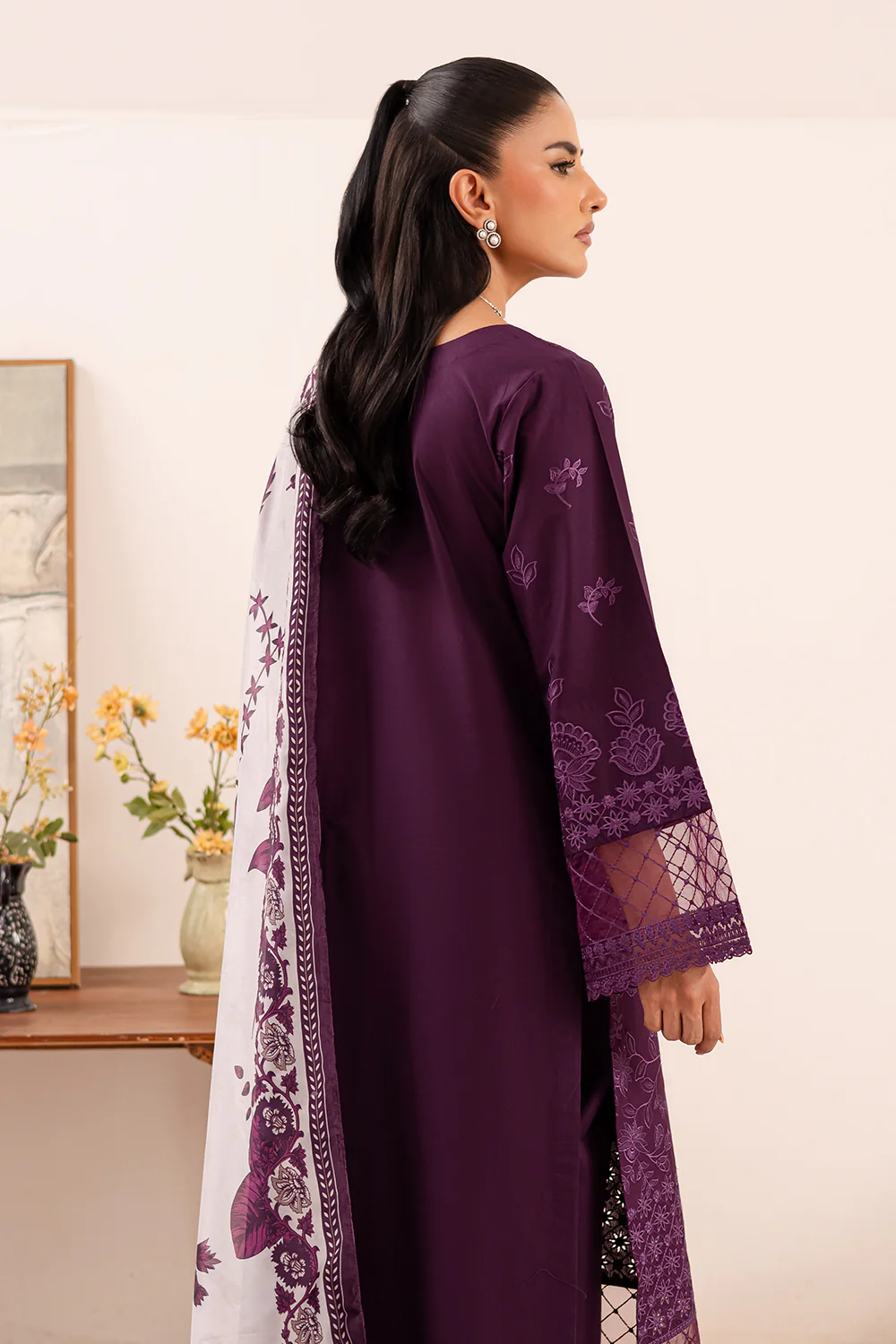 FL-25-08 Plum - Stitched 3-Piece Suit
