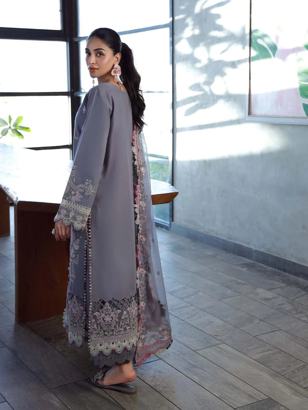 MAUVE- Unstitched 3-Piece Set