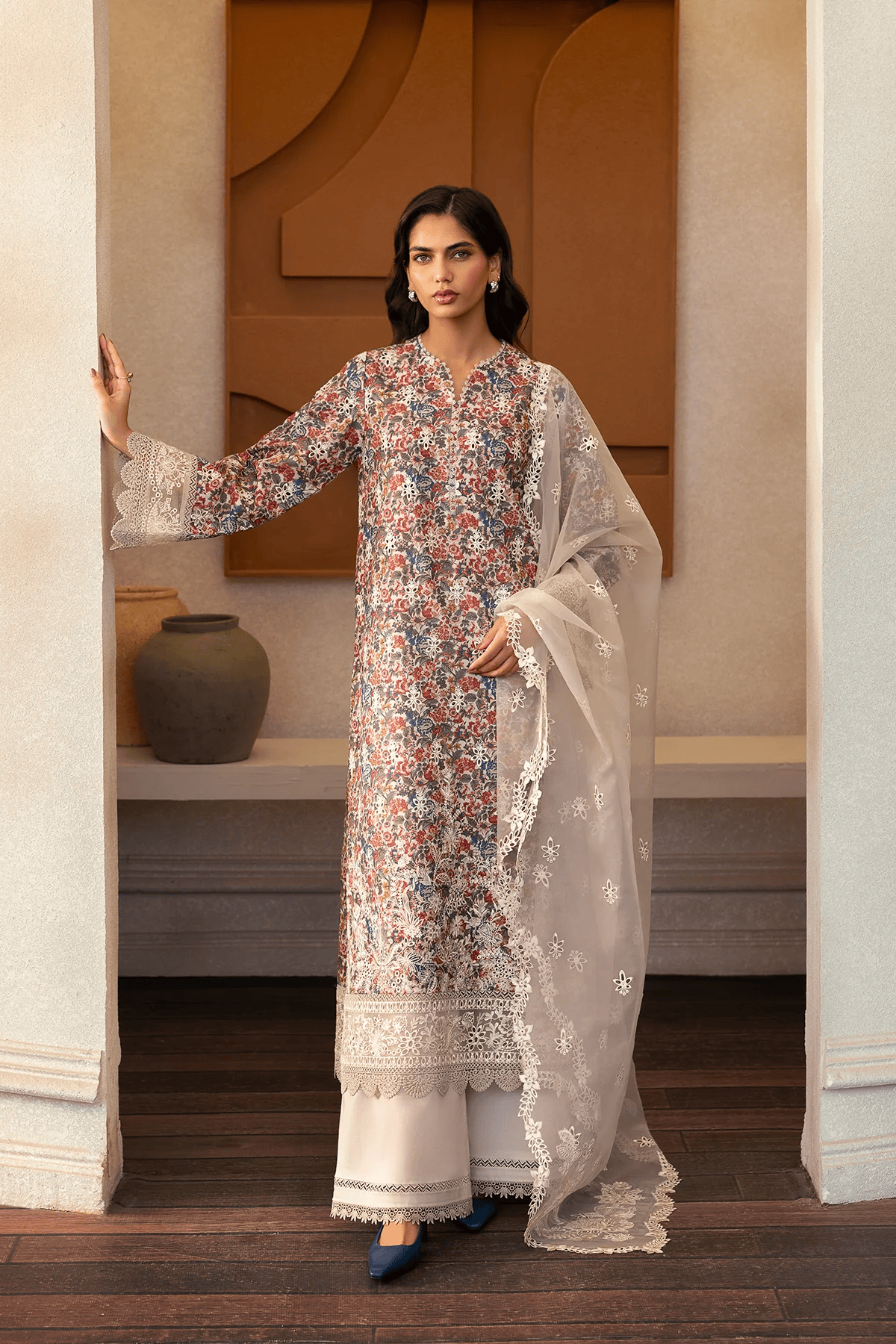 Sun Spun - Unstitched 3-Piece Set