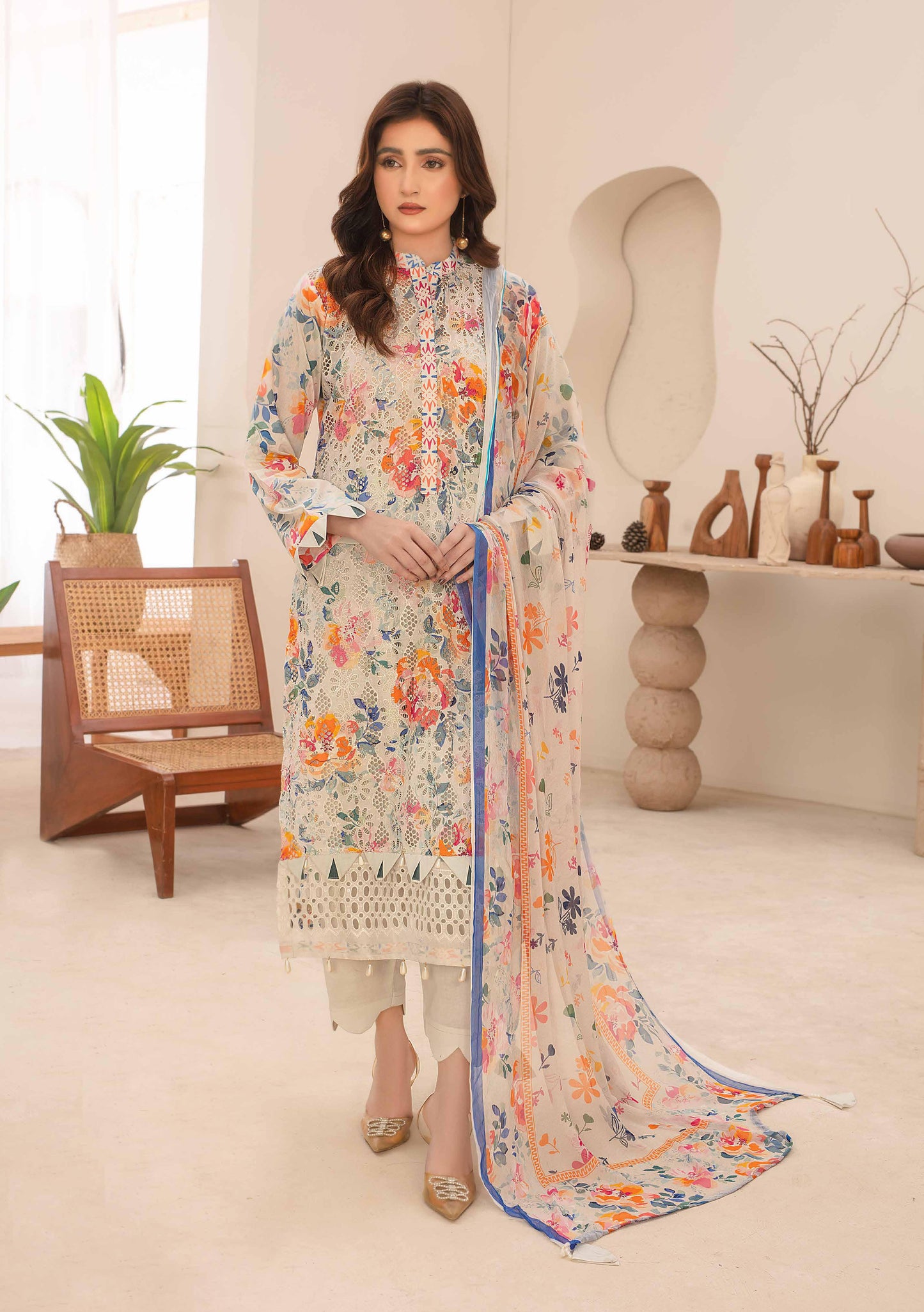 Amelle Dress 5 – Unstitched 3-Piece Set