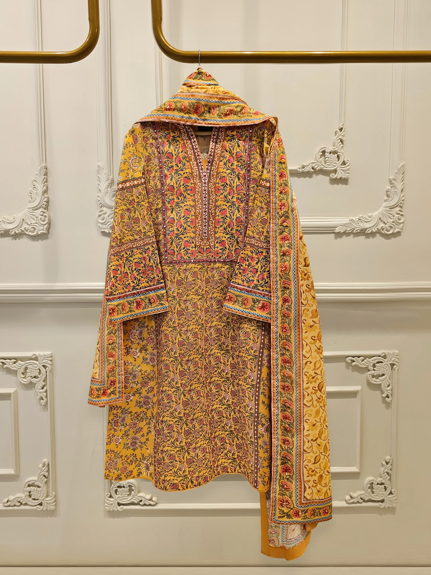 Agha Noor Digital Printed Embroidered Lawn Suit