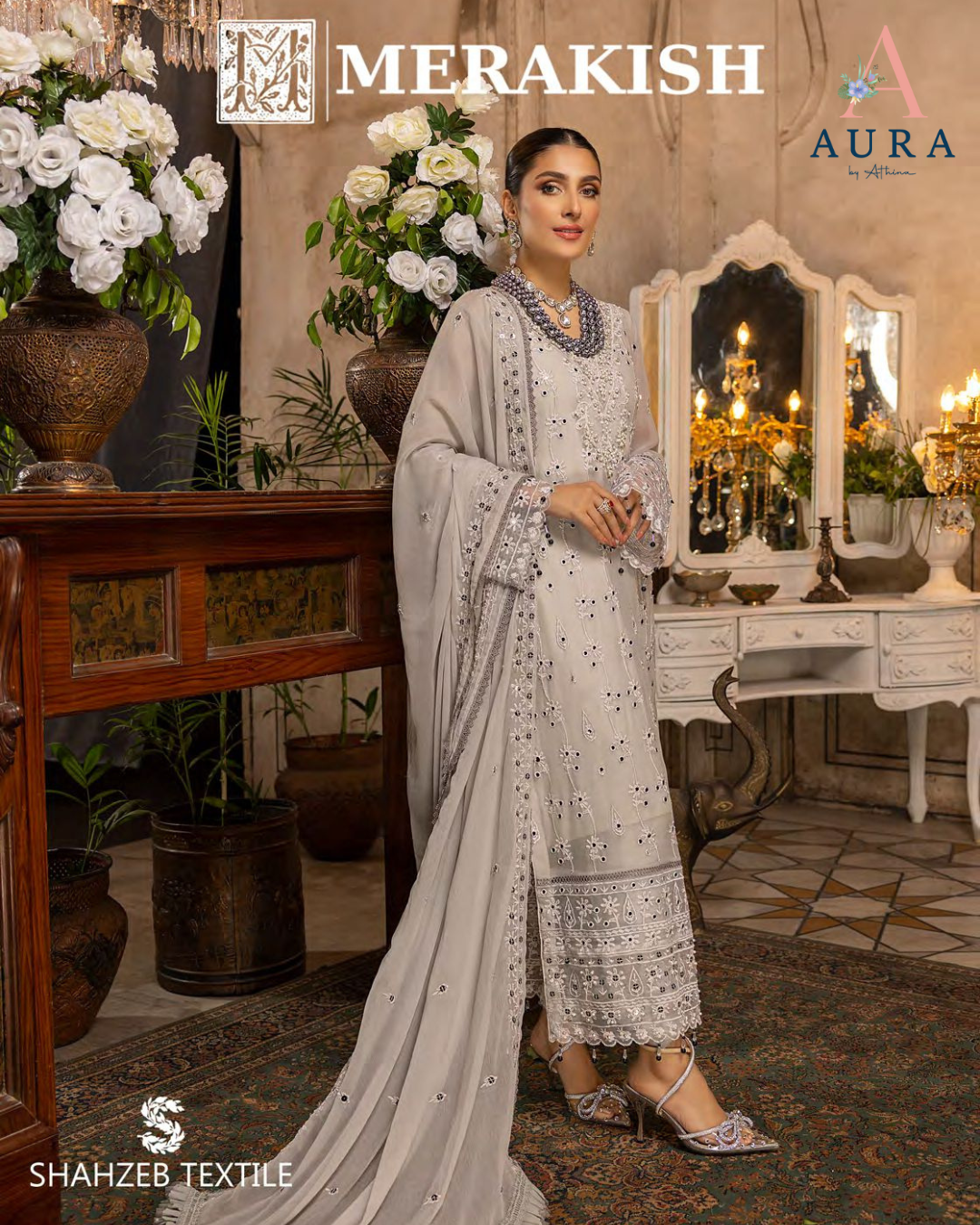Shahzeb Textiles Merakish Chiffon Luxury Collection 2022