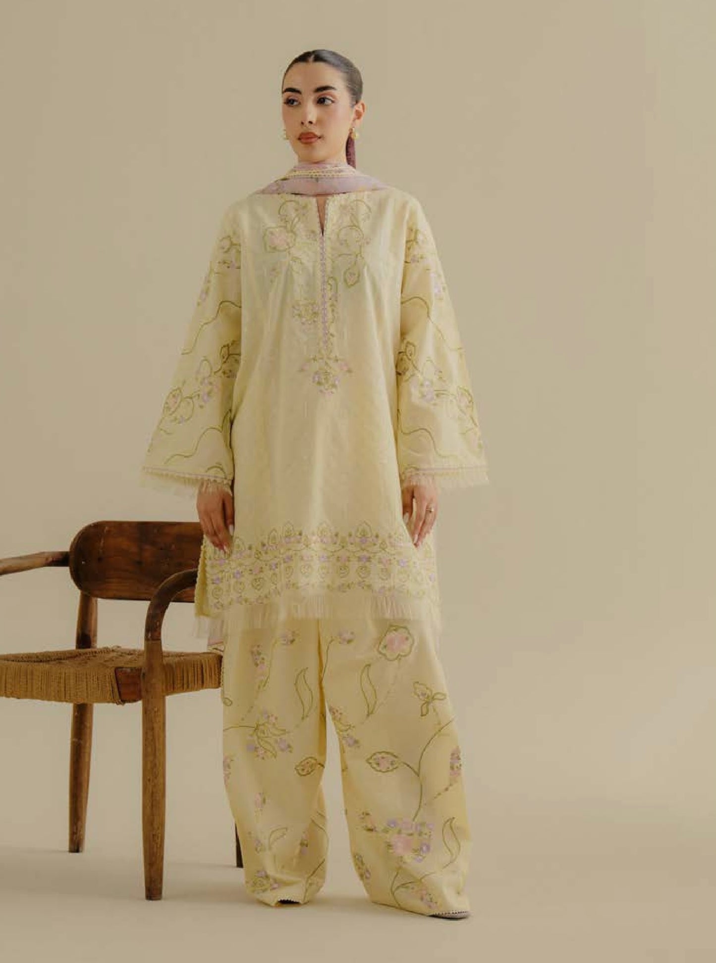ELVA 1A - Unstitched 3-Piece Suit