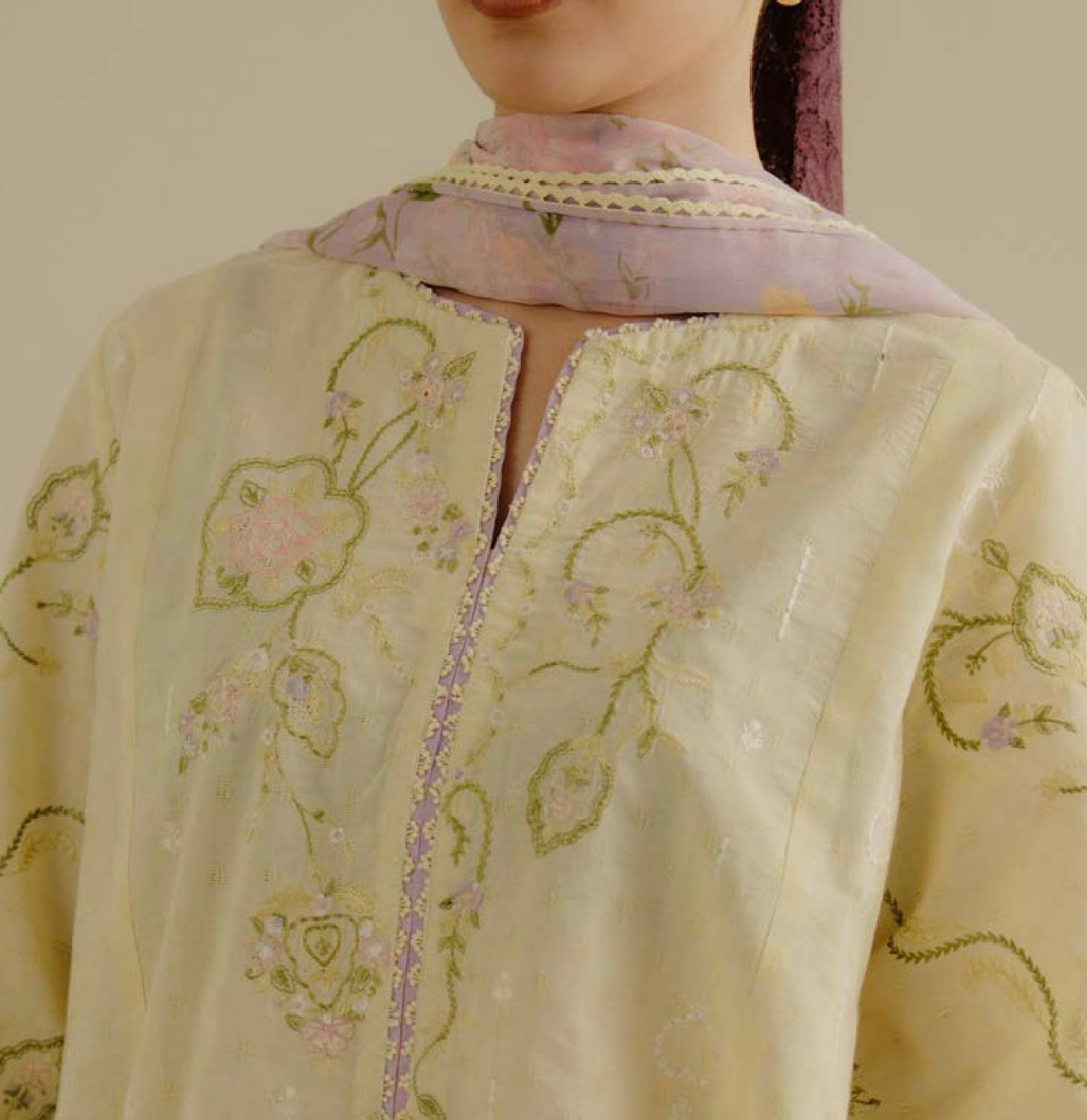 ELVA 1A - Unstitched 3-Piece Suit