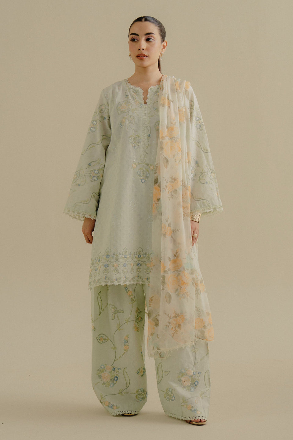 ELVA 1B - Unstitched 3-Piece Suit