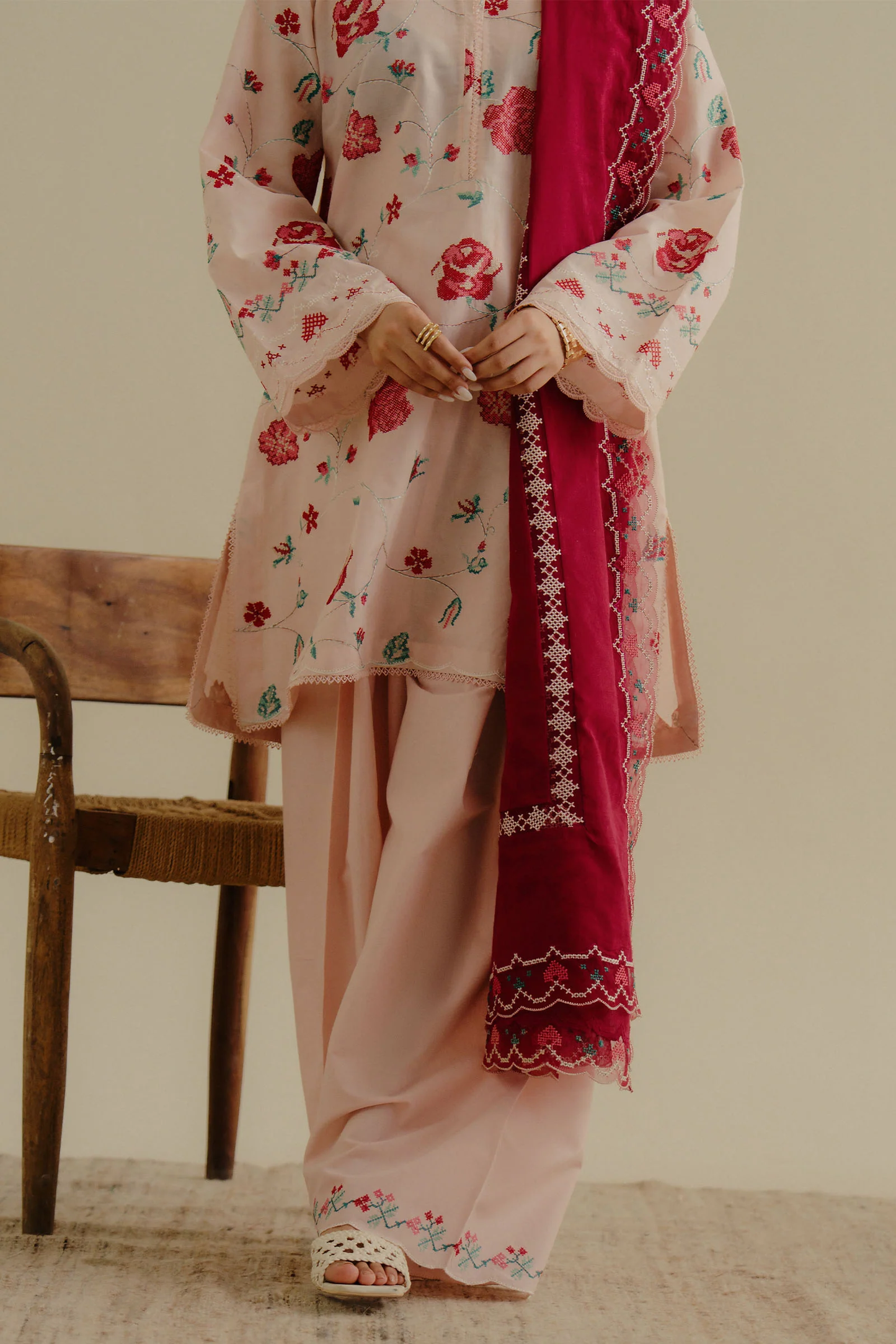 ZUFRA 6A - Unstitched 3-Piece Suit