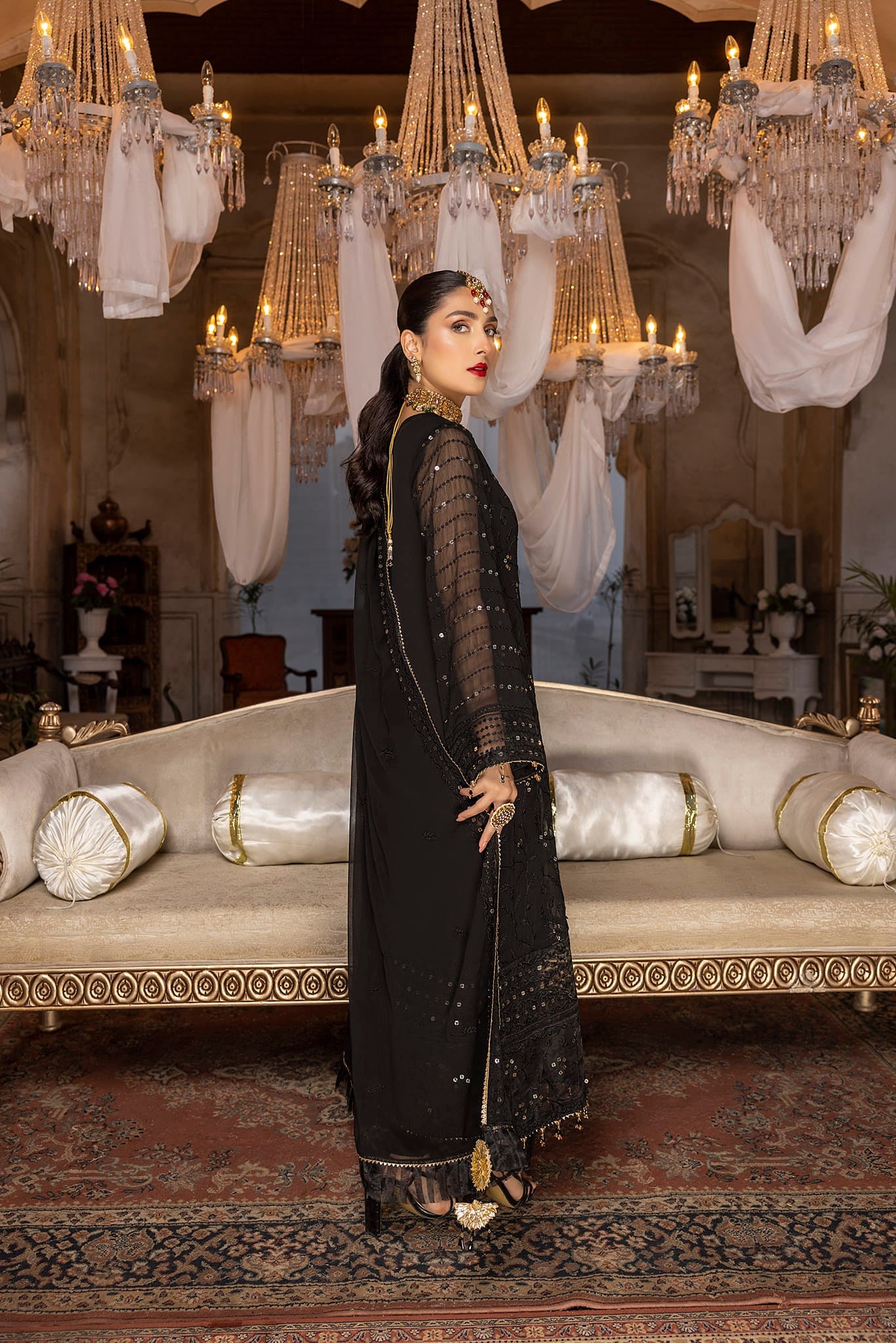 Black Orchid - Unstitched 3-Piece Set
