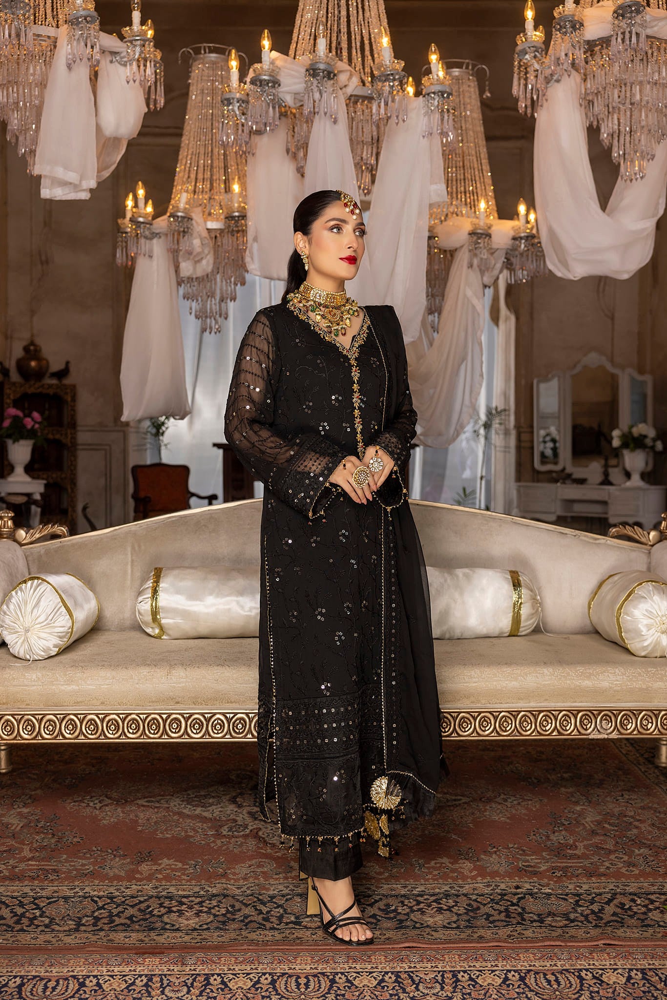 Black Orchid - Unstitched 3-Piece Set