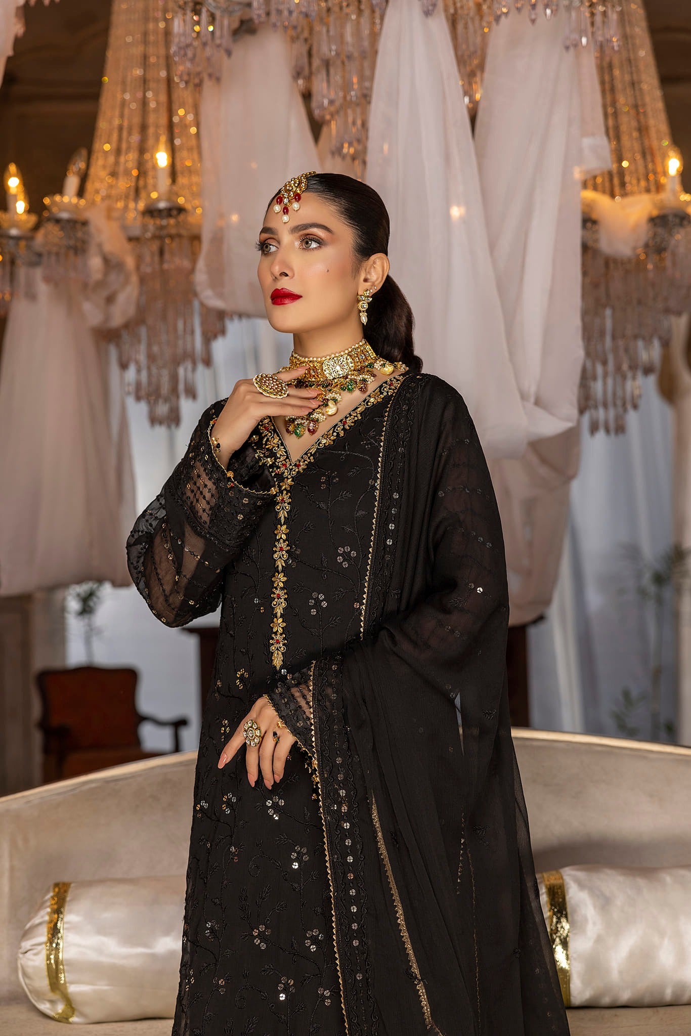 Black Orchid - Unstitched 3-Piece Set