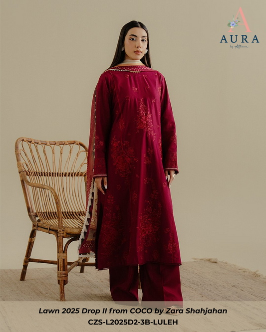 LULEH 3B - Unstitched 3-Piece Suit