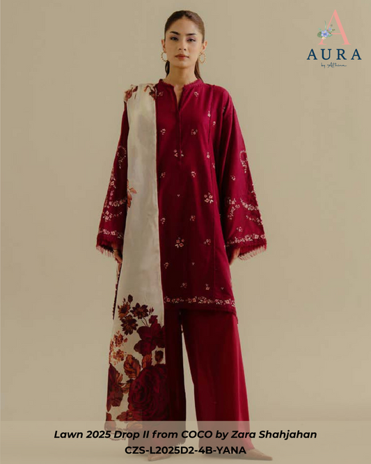 YANA 4B - Unstitched 3-Piece Suit