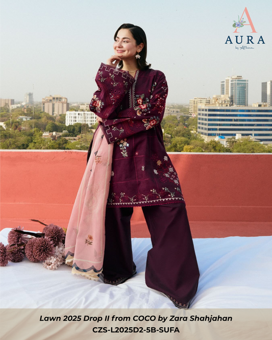 SUFA 5B - Unstitched 3-Piece Suit