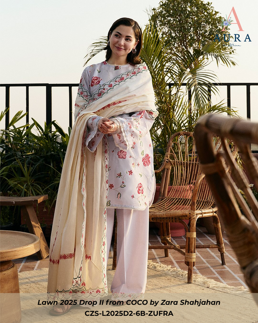 ZUFRA 6B - Unstitched 3-Piece Suit
