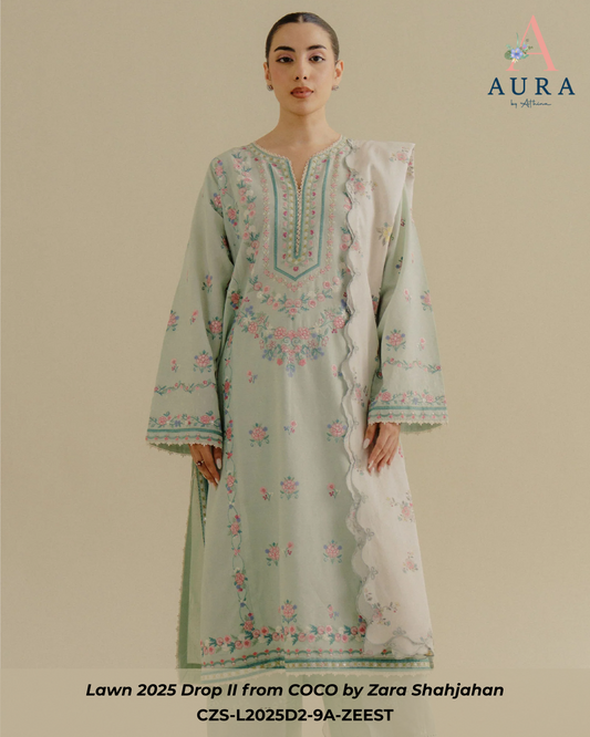 ZEEST 9A - Unstitched 3-Piece Suit