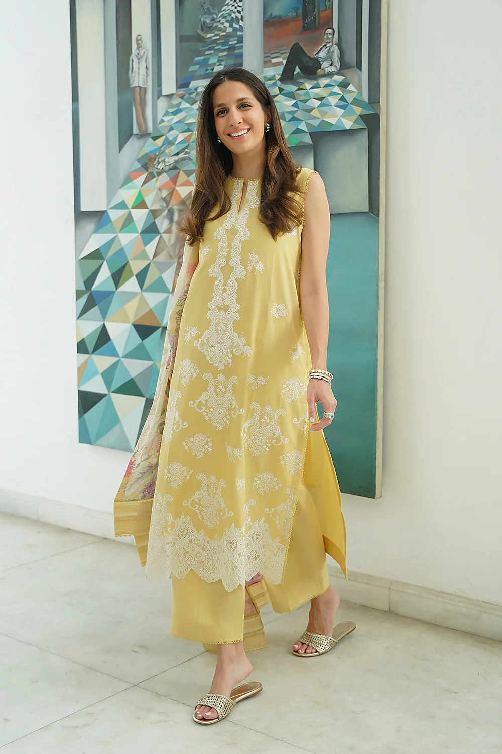 Citrus Bloom – Unstitched 3PC Set