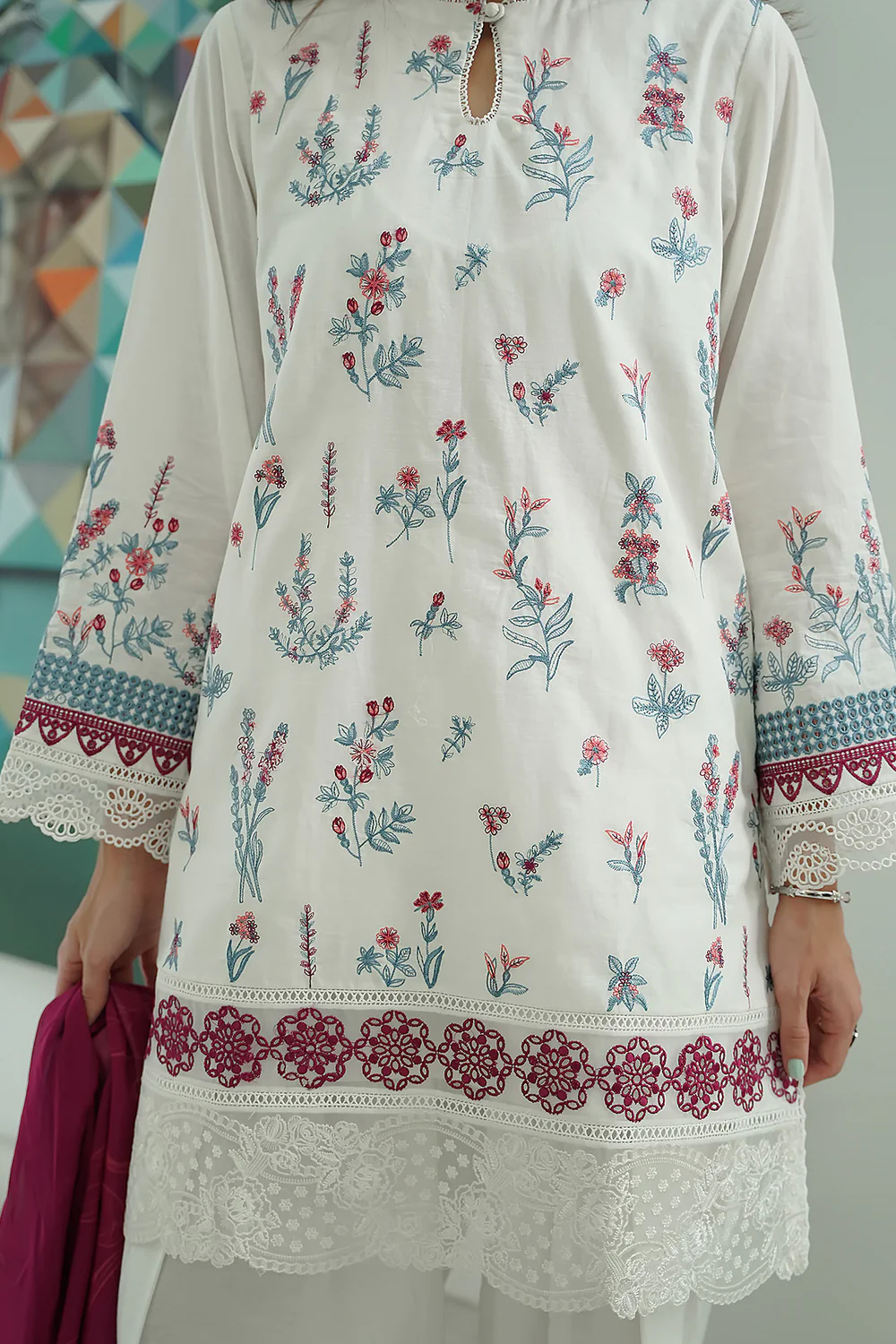 Dream Plum – Unstitched 3PC Set
