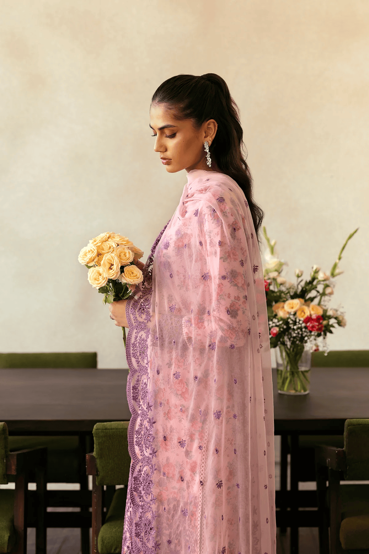 Dusk Laced - Unstitched 3-Piece Set