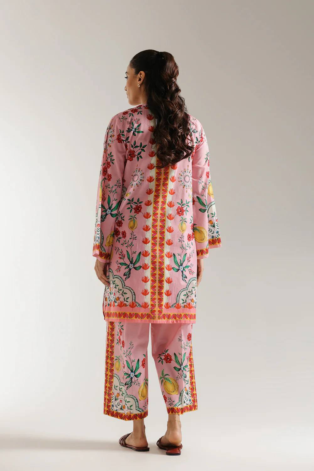 ETHNC PASTEL PINK E6127/102/425 - Stitched 2-Piece Set
