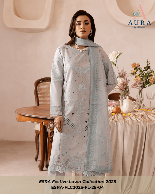 FL-25-04 Grey - Stitched 3-Piece Suit
