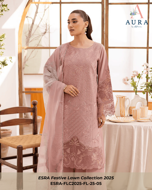 FL-25-05 Powder Pink - Stitched 3-Piece Suit