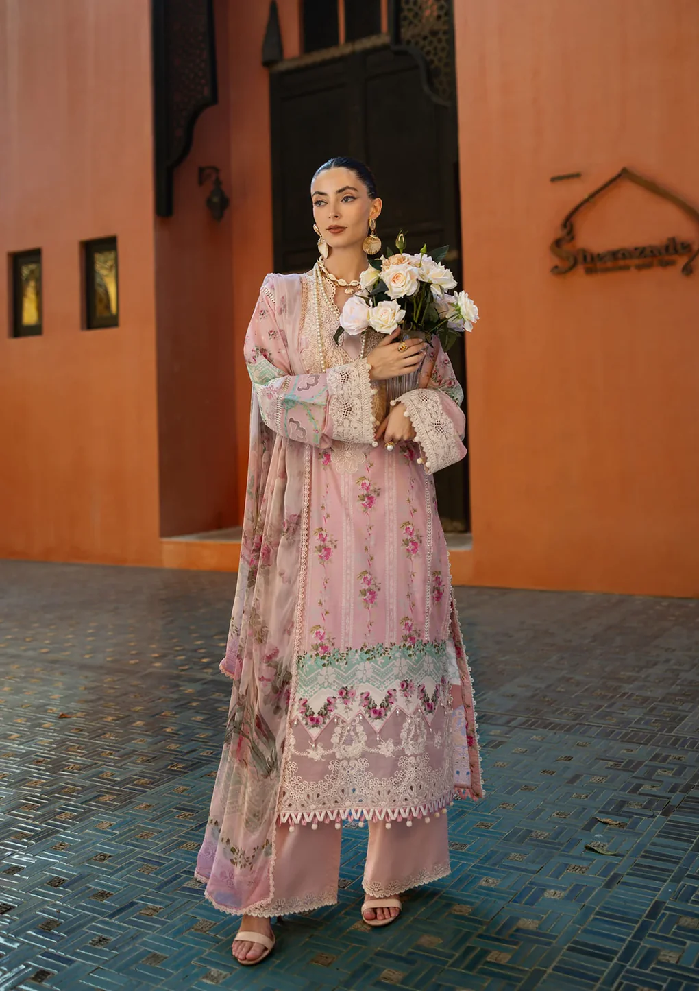 PINK PETAL - ETS-01B - Unstitched 3-Piece Suit