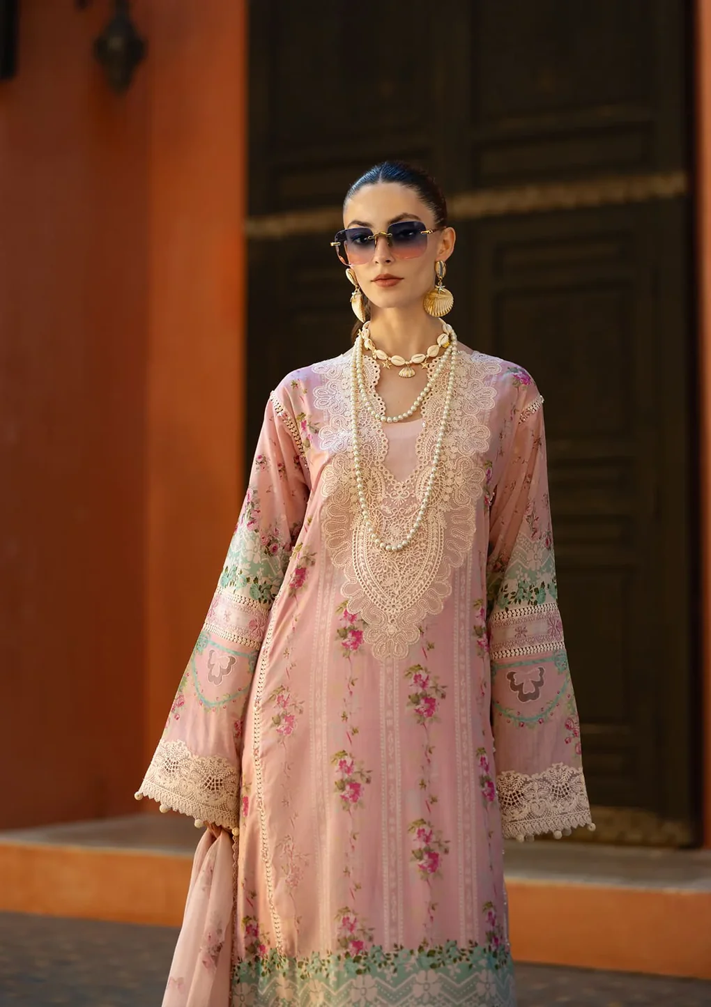 PINK PETAL - ETS-01B - Unstitched 3-Piece Suit