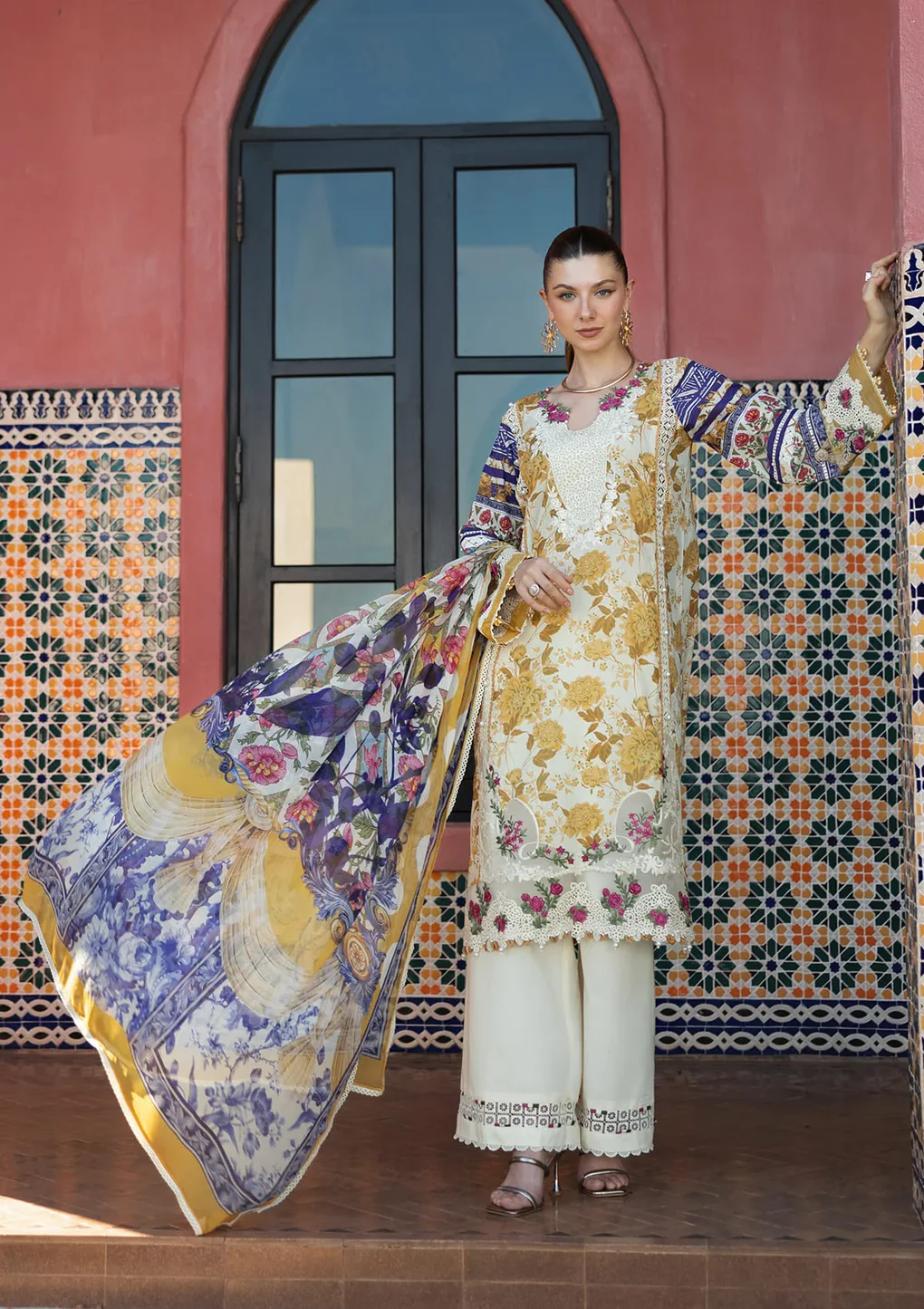 ESTELLE - ETS-05A - Unstitched 3-Piece Suit