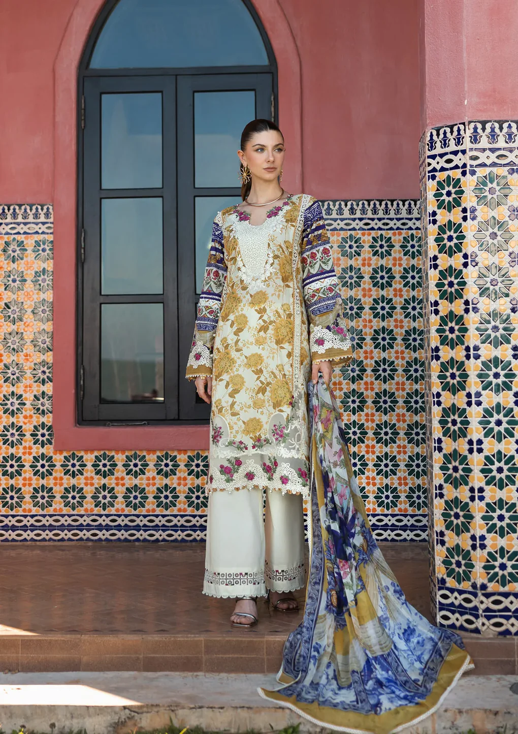 ESTELLE - ETS-05A - Unstitched 3-Piece Suit
