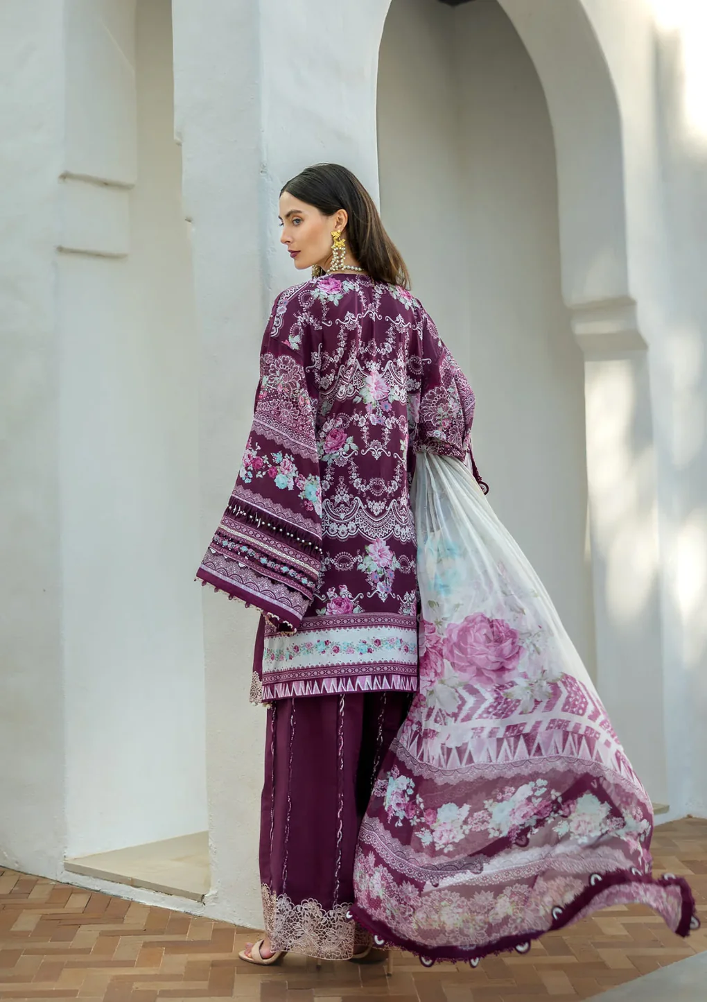 AZOTIC - ETS-06B - Unstitched 3-Piece Suit