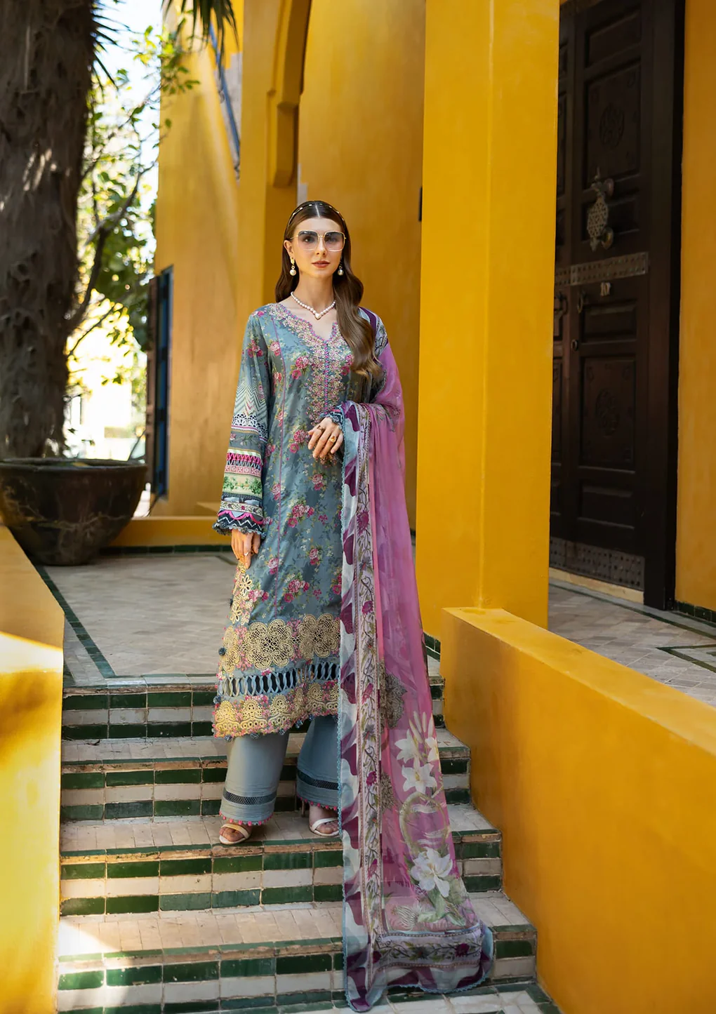 GLORY - ETS-07B - Unstitched 3-Piece Suit