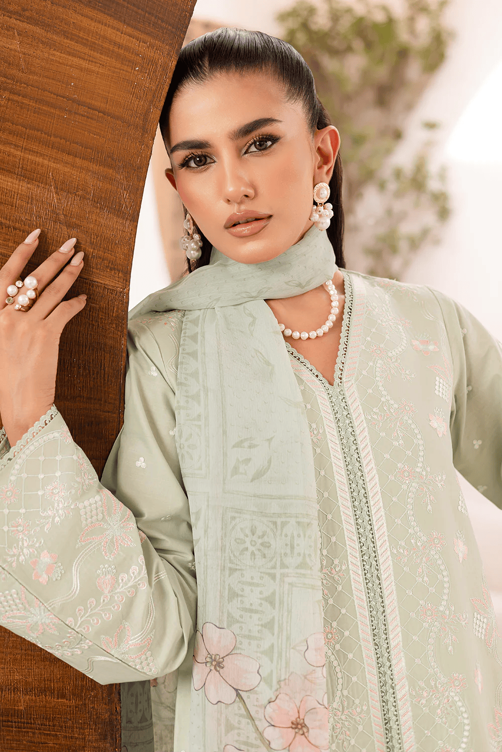 FL-25-06 Pastel Green - Stitched 3-Piece Suit