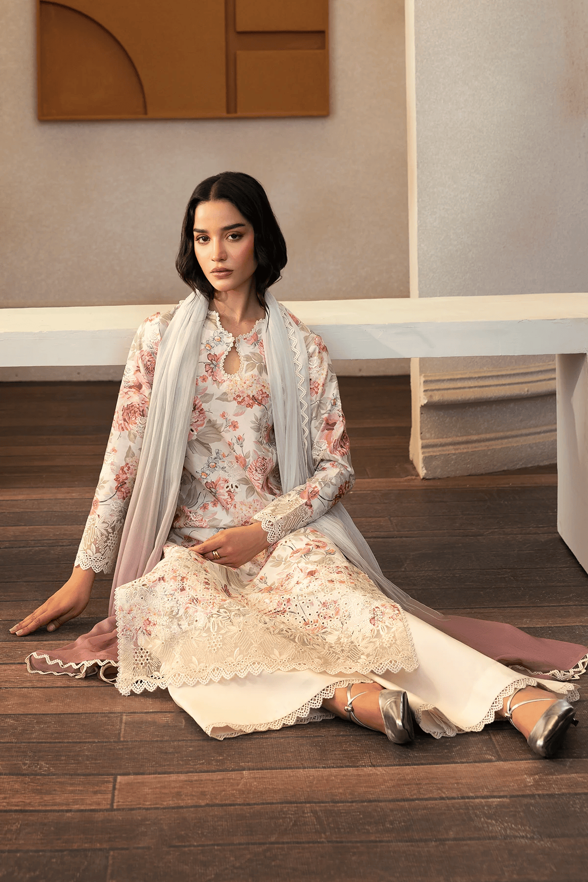 Horizon Faded- Unstitched 3-Piece Set